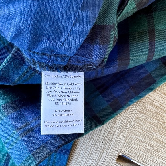 Vineyard Vines Jamie Blackwatch Print pants size 14 & 12 - Picture 7 of 12